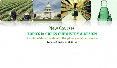 Three New Graduate Seminars Announced